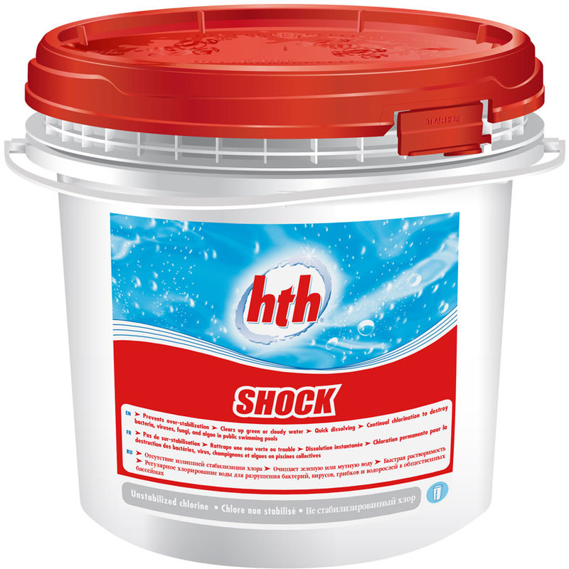 Chlore choc Shock poudre 5 kg - hth
