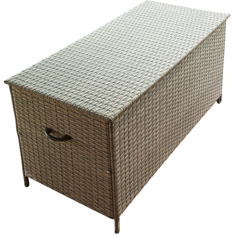 Coffre de rangement Bayana Taupe - HESPERIDE Coffre de rangement Bayana Taupe - HESPERIDE