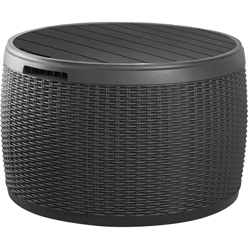 Keter Coffre de rangement rond en polyrotin Circa 227487