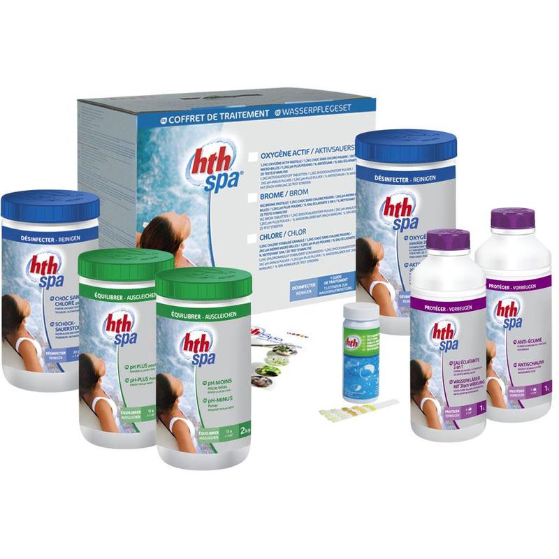 HTH Spa - Kit de traitement à l'oxygène actif HTH Spa - Kit de traitement à l'oxygène actif