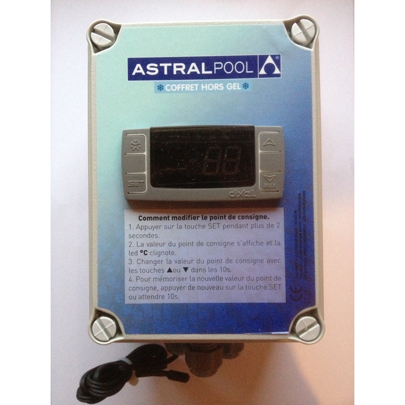 Coffret Hors Gel affichage digital Astral - ASTRALPOOL