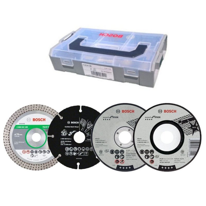 BOSCH Coffret mini L-Boxx + 9 disques Ø76mm - BOSCH - 06159975VC