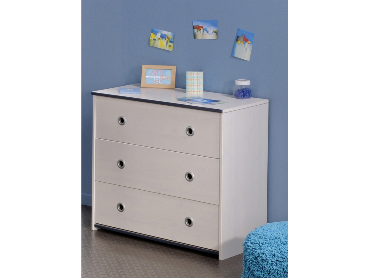 Commode Zoomy - 79 x 75 x 41 - Blanc