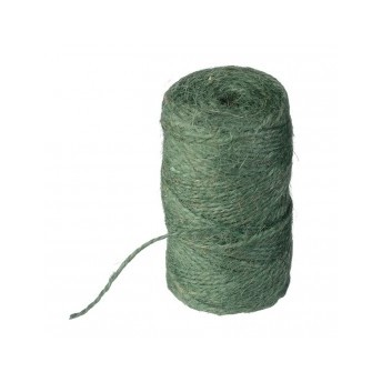 Rouleau de ficelle de jute verte - 75 m - CIS