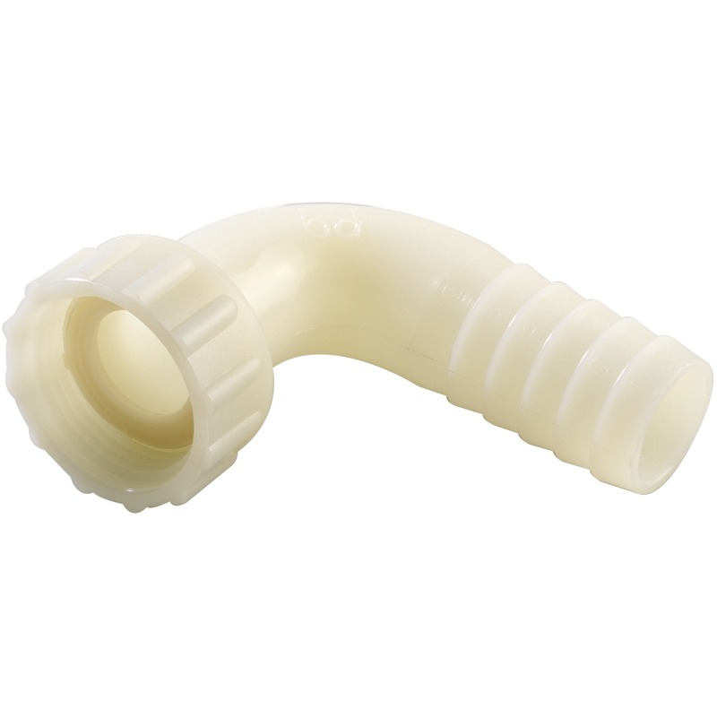 Coude cannelé 2 pièces Cap Vert - Filetage 20 x 27 mm - CAPVERT