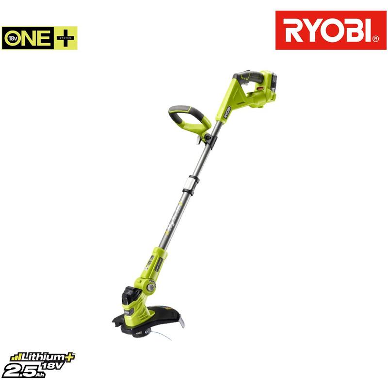 Coupe bordures - dresse bordures hybride RYOBI 18V OnePlus -1 batterie 18V 2.5Ah LithiumPlus - 1 chargeur rapide RLT1831H25F Coupe bordures - dresse bordures hybride RYOBI 18V OnePlus -1 batterie 18V 2.5Ah LithiumPlus - 1 chargeur rapide RLT1831H25F