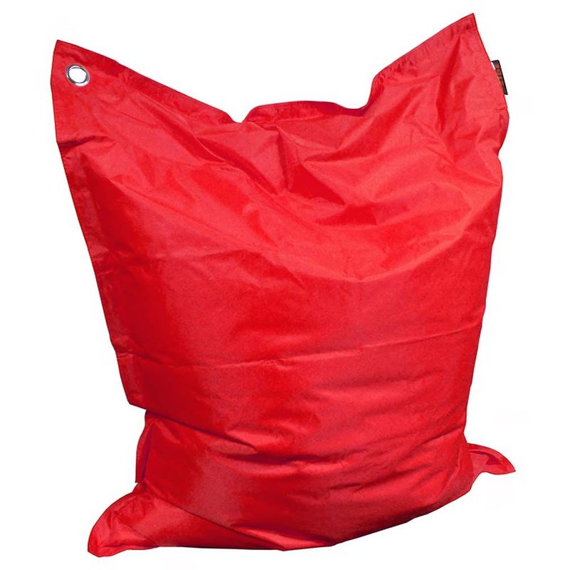 Grand coussin uni Maxi - Rouge - COTTON WOOD
