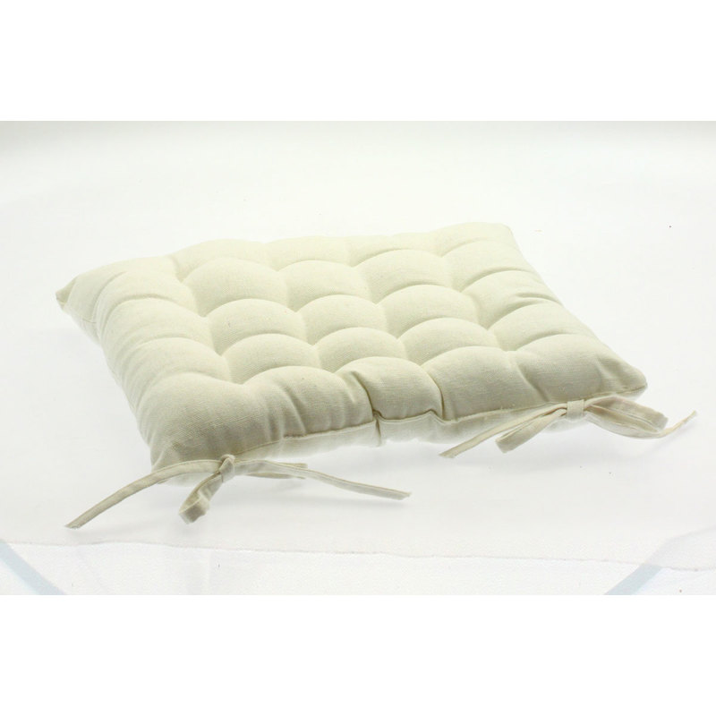 Coussin pour chaise de jardin Ivoire 38 x 38 cm - HESPERIDE