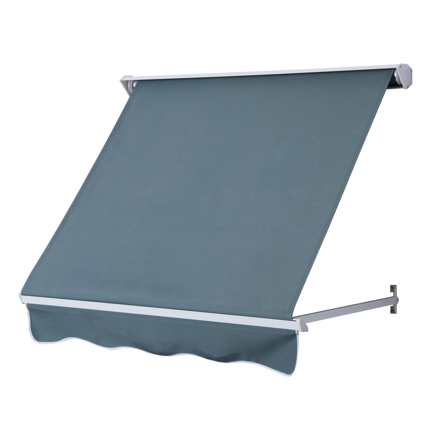 Outsunny Store Banne Manuel Gris 122 x 70 cm