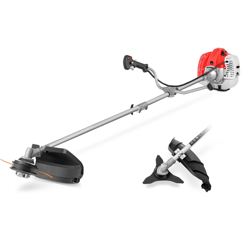 Débroussailleuse thermique 65cc avec bobine + disc 3 points + harnais –Greencut Débroussailleuse thermique 65cc avec bobine + disc 3 points + harnais –Greencut