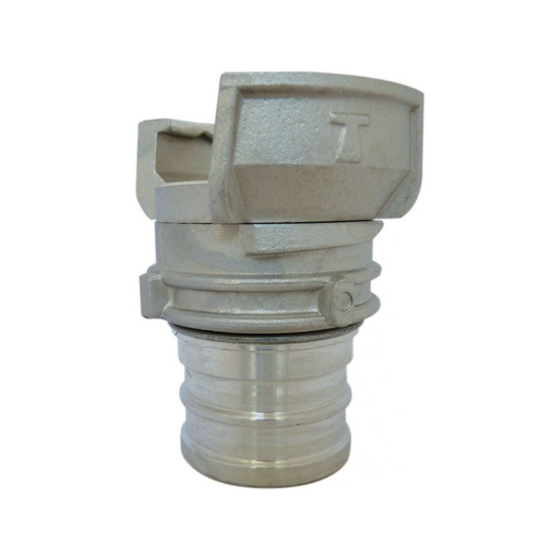 Demi raccord symétrique Guillemin à douille à gorges pour colliers - aluminium - DN 150 x 152mm - MULTITANKS