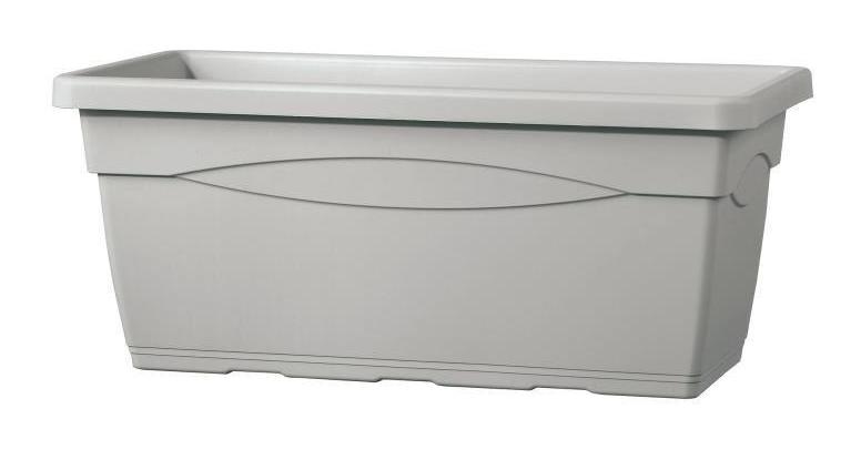 Muret Salisburgo - 60 L - 80 x 38.5 x 33.5 cm - Gris ecume - DEROMA Muret Salisburgo - 60 L - 80 x 38.5 x 33.5 cm - Gris ecume - DEROMA
