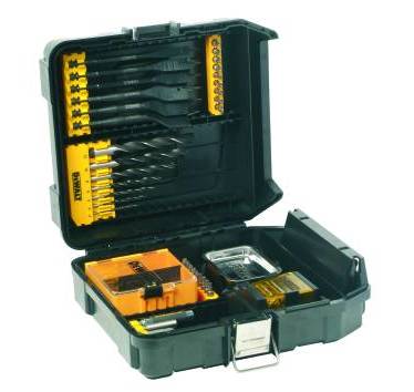 DEWALT - Coffret d'accessoires Mini Mac Case pour bois 57 pièces - DT9282