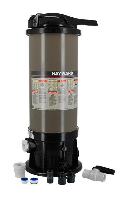Chlorinateur/Brominateur Hayward 14 kg by-pass de Hayward - Catégorie Distributeur chlore et brome Chlorinateur/Brominateur Hayward 14 kg by-pass de Hayward - Catégorie Distributeur chlore et brome