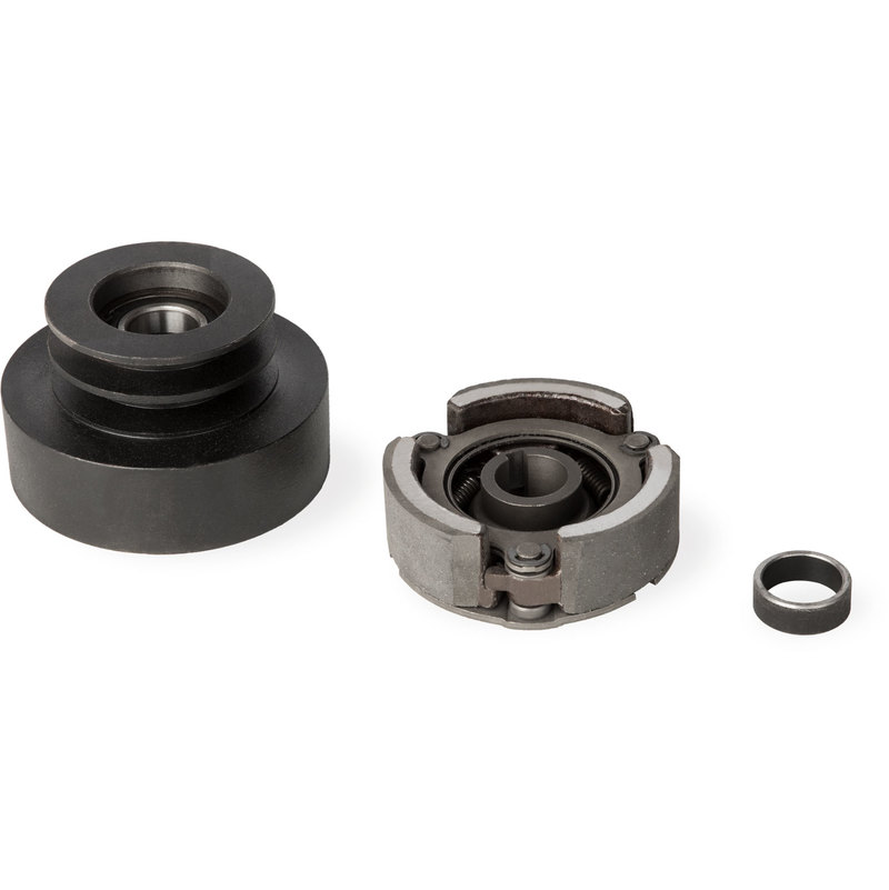 Embrayage centrifuge (25 mm Ø Arbre, 7 mm Plume, 60 mm Diamètre de la courroie, Largeur de la rainure 4 mm / 14 mm) - EBERTH
