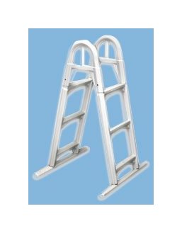 Echelle 2x3 marches pour piscine hors sol hauteur 0.90m - PISCINEO