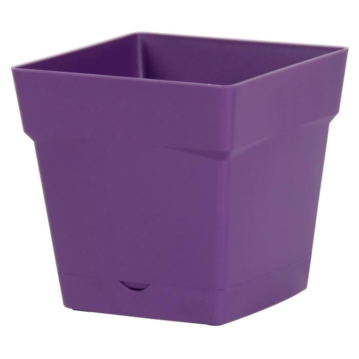 EDA Pot carré Toscane 17,4cm - Contenance 3,4L - Prune