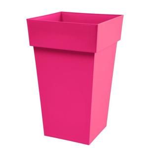 EDA Pot haut carré Toscane 39cm - Contenance 62L - Rose fuchsia