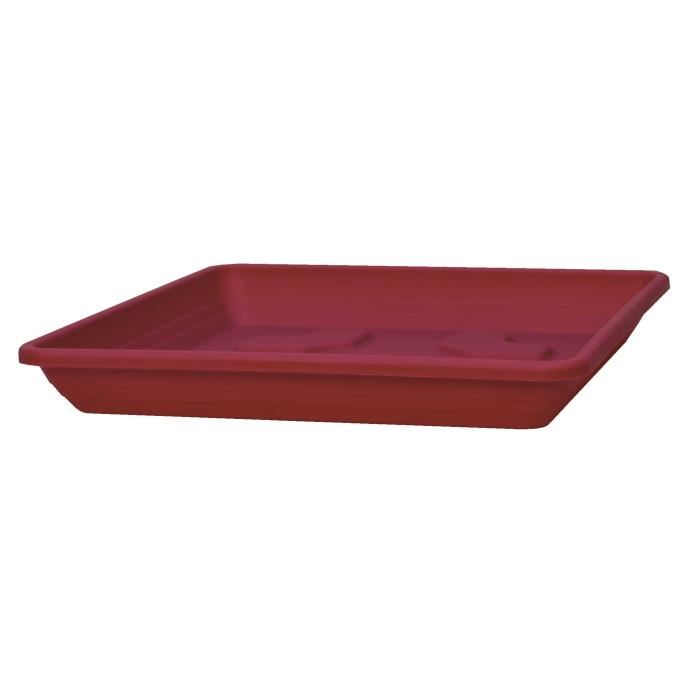 QUADRATO Plateau 50x50 framboise