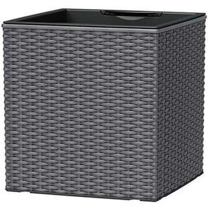 CASA MESH Pot ? réserve d'eau 36x36x37 cm granite intérieur/extérieur
