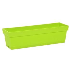 EDA Jardini?re et plateau emboité Toscane 60x18x16,7cm - Contenance 13L - Vert pistache
