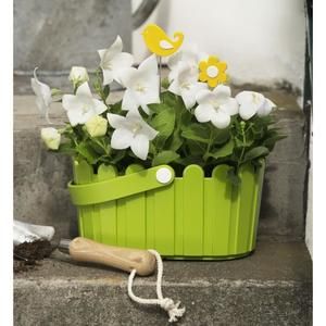 LANDHAUS Panier 28x18x14 cm vert
