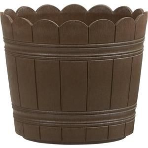 EMSA Bac ? fleurs COUNTRY ? 30 cm - Marron