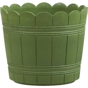 EMSA Bac ? fleurs COUNTRY ? 30 cm - Vert