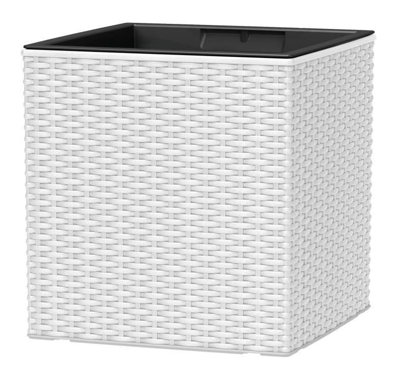 Bac a fleurs CASA MESH 30 x 30 x 30 x 31 cm - Blanc - EMSA Bac a fleurs CASA MESH 30 x 30 x 30 x 31 cm - Blanc - EMSA