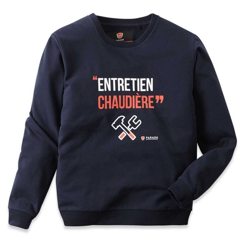 Esweat- Sweat à message - Homme - taille : S - couleur : Bleu - PARADE
