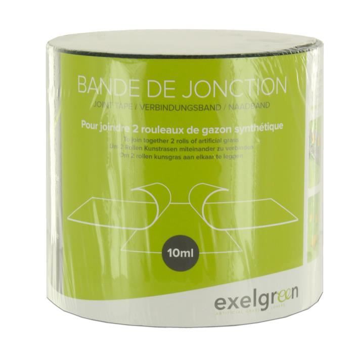 EXELGREEN Bande de jointure préencollé pour gazon synthétique - 10 ml