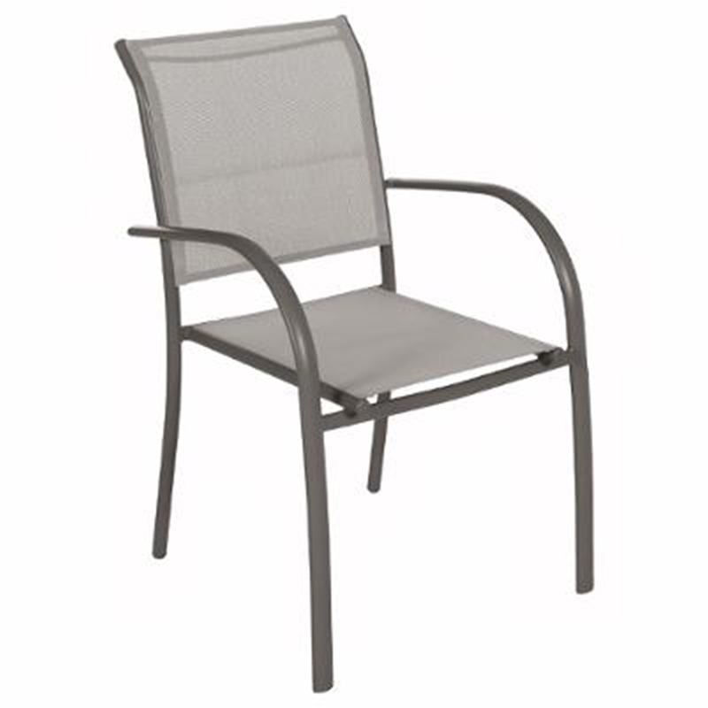 Fauteuil de jardin en texaline Piazza Noisette/Tonka - HESPERIDE Fauteuil de jardin en texaline Piazza Noisette/Tonka - HESPERIDE