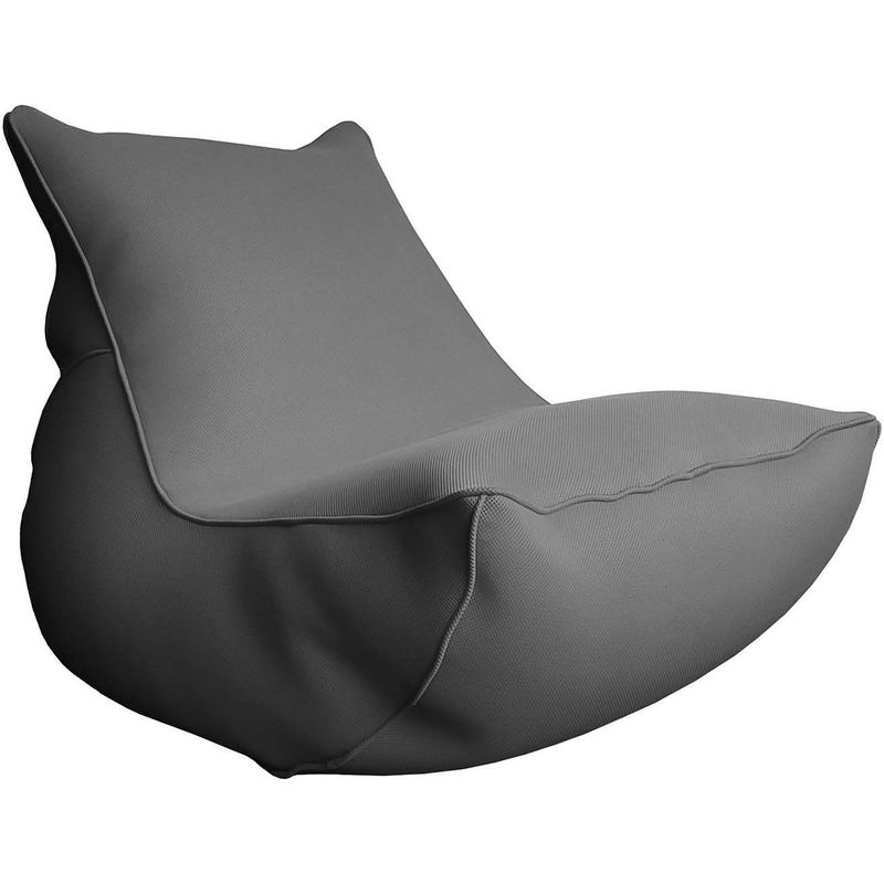 Fauteuil lounge Big Bag de piscine - Anthracite - PROLOISIRS