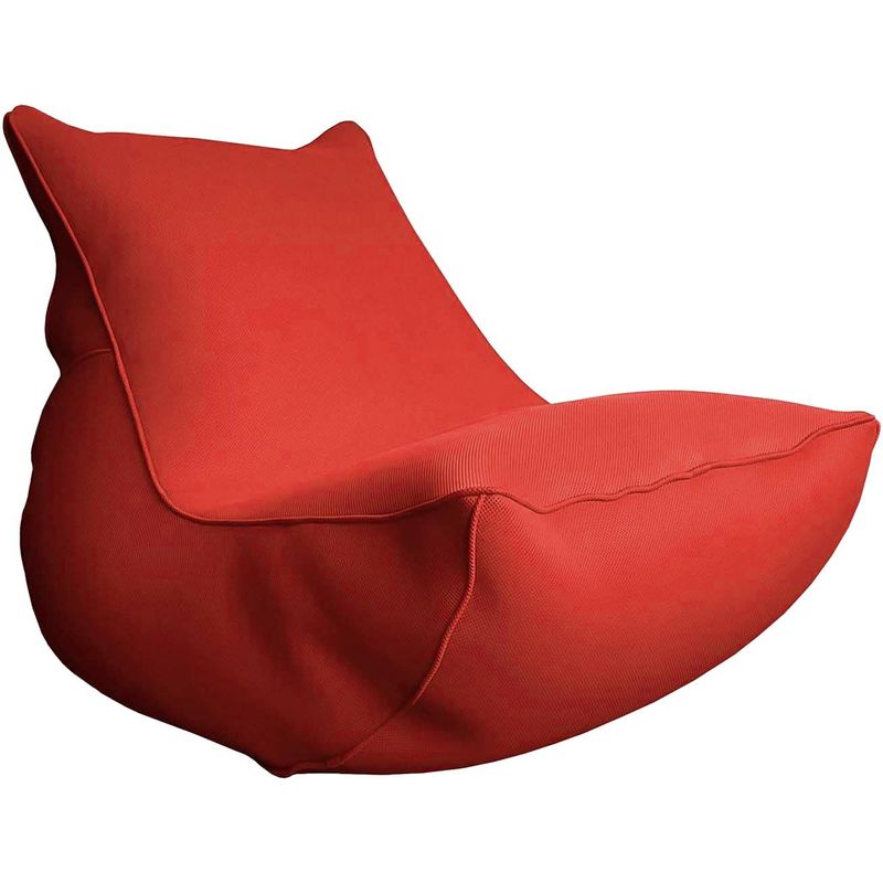 Fauteuil lounge Big Bag de piscine - Rouge - PROLOISIRS