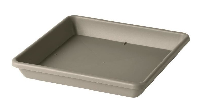 DEROMA Soucoupe Carrée Ponza - 33x32,5x4,7 cm- Taupe DEROMA Soucoupe Carrée Ponza - 33x32,5x4,7 cm- Taupe