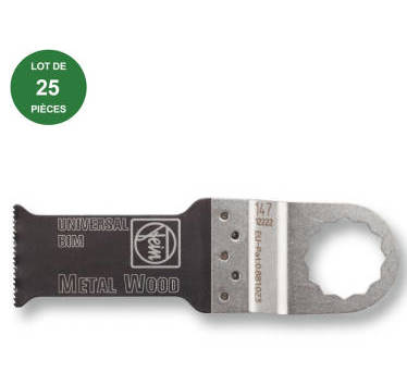 FEIN - Supercut - Lame de scie universelle E-CUT 60x28mm 25 pièces - 63502147037