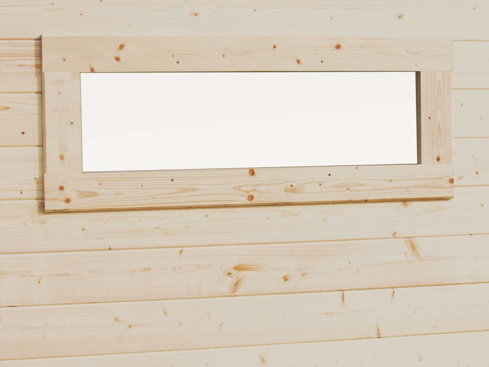 Fenêtre supplémentaire pour abri de jardin