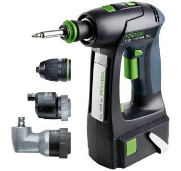 FESTOOL - Perceuse-visseuse sans fil 14,4V 2 batt. 5,2Ah lithium C 15 Set - 564554