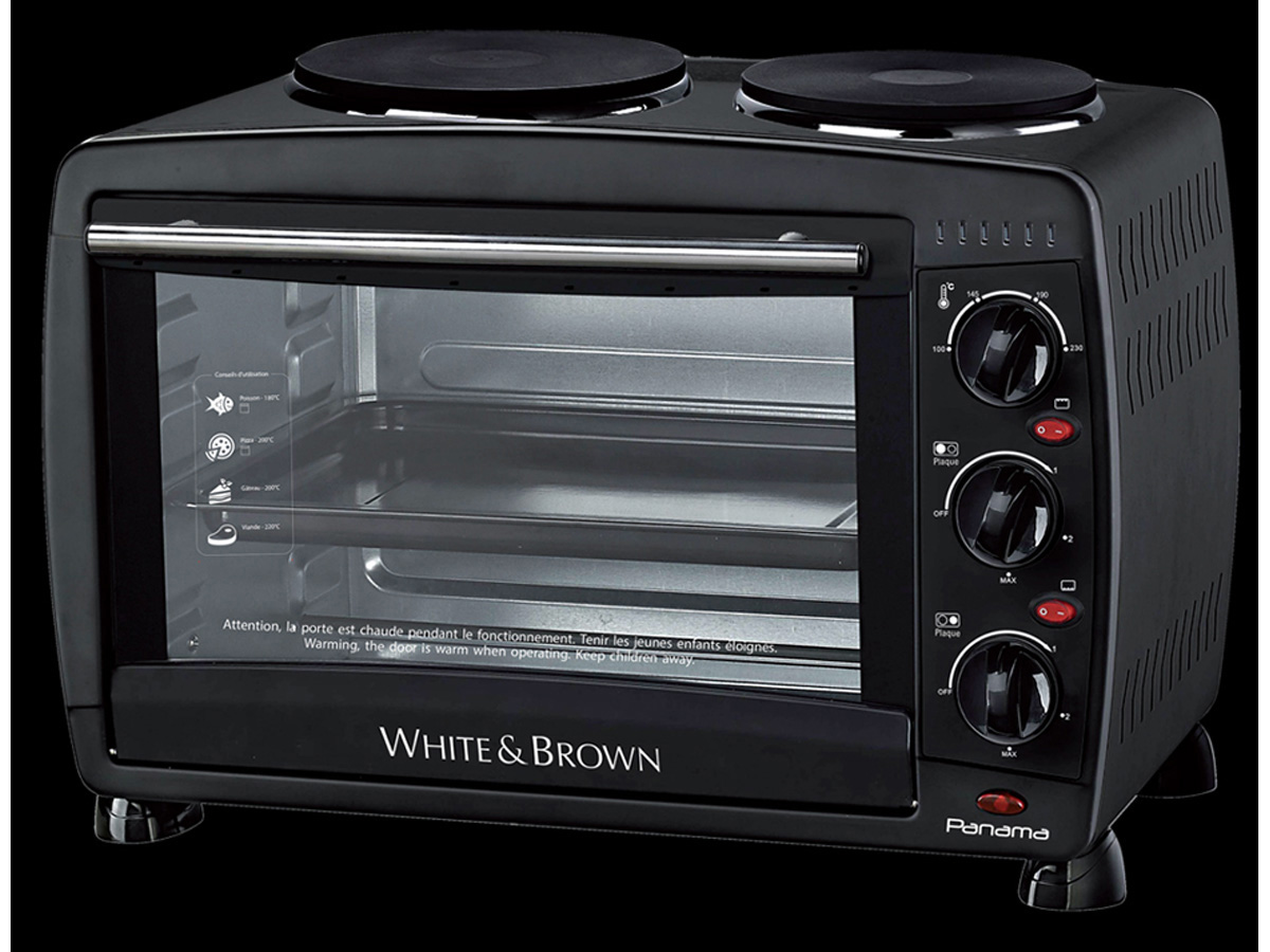 Four combiné Panama - 26 L - 2 plaques - 1500 W