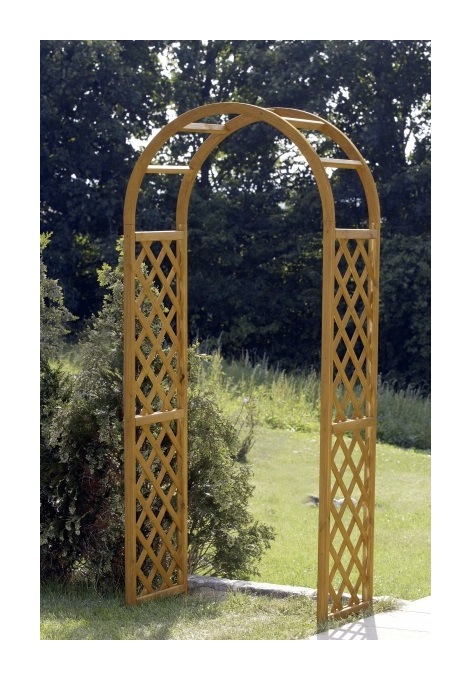 Pergola-arche bois pour rosiers "Schonbrunn" hauteur 2,33 m - GASPO
