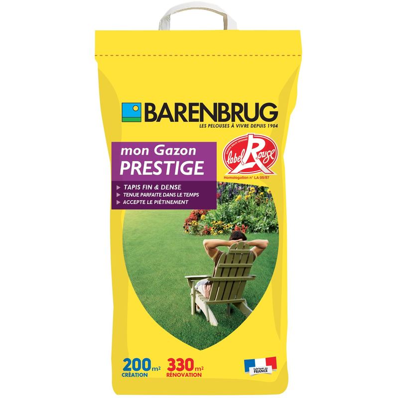 GAZON ANGLAIS LABEL ROUGE (5 kg) - BARENBRUG