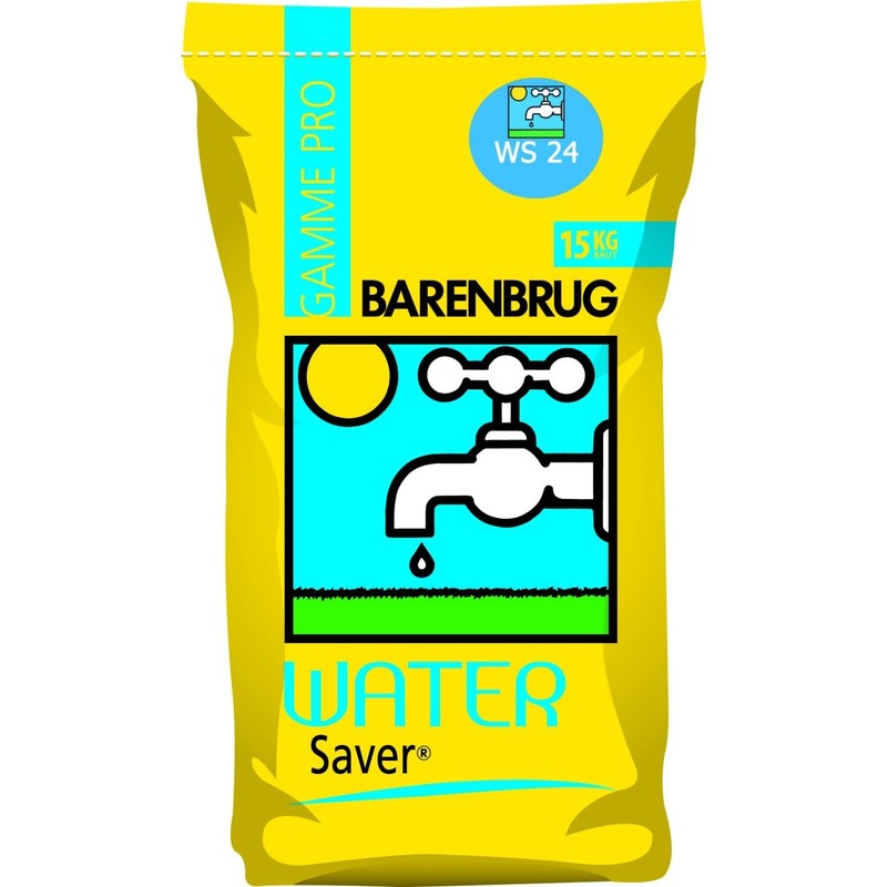 GAZON RUSTIQUE WS24 economie d'eau (15 kg) - BARENBRUG