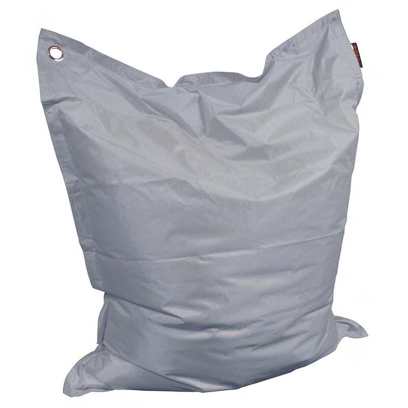 Grand coussin uni Maxi XL - Gris clair - COTTON WOOD