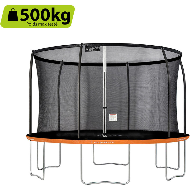 GREADEN Trampoline de jardin rond FREESTYLE « + » 360