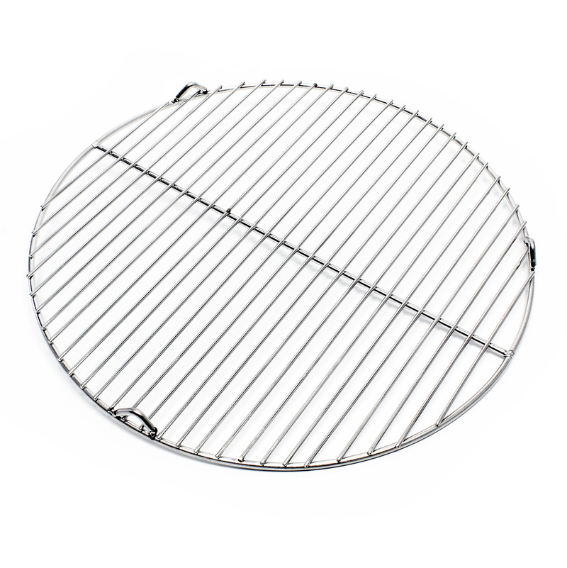 Grille de barbecue Acier inoxydable Ronde 44,5 cm Massive Ronde - WILTEC Grille de barbecue Acier inoxydable Ronde 44,5 cm Massive Ronde - WILTEC