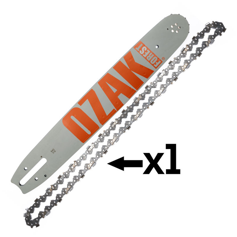 Guide chaîne Pro tronçonneuse 40cm 325 1,6mm 67E = Oregon 163SLGD025 - JARDIAFFAIRES