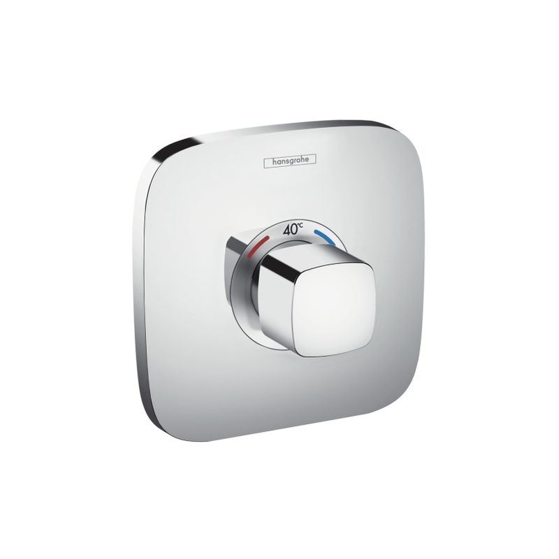 Hansgrohe Ecostat E Set de finition pour mitigeur thermostatique E encastré, chromé (15705000)