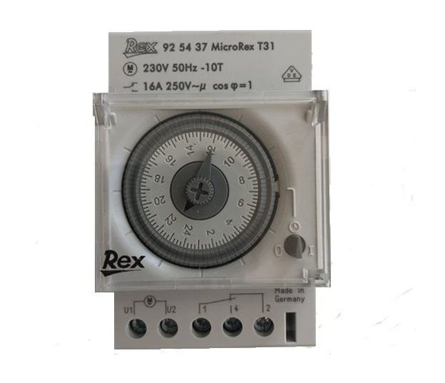 Horloge rail pour coffret électrique de piscine - CCEI