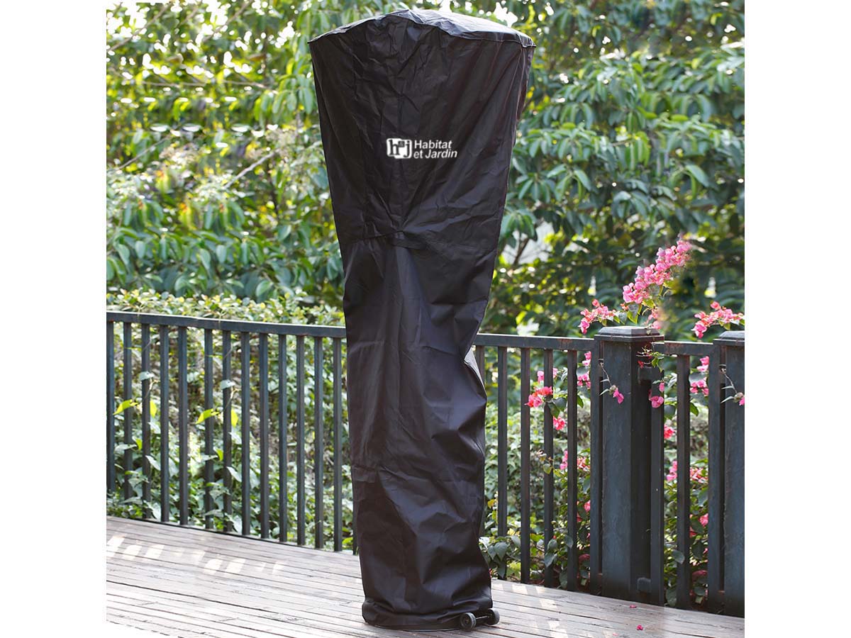 Housse pour parasol chauffant Relax 1 - Dia.86 x H230 cm - Noir