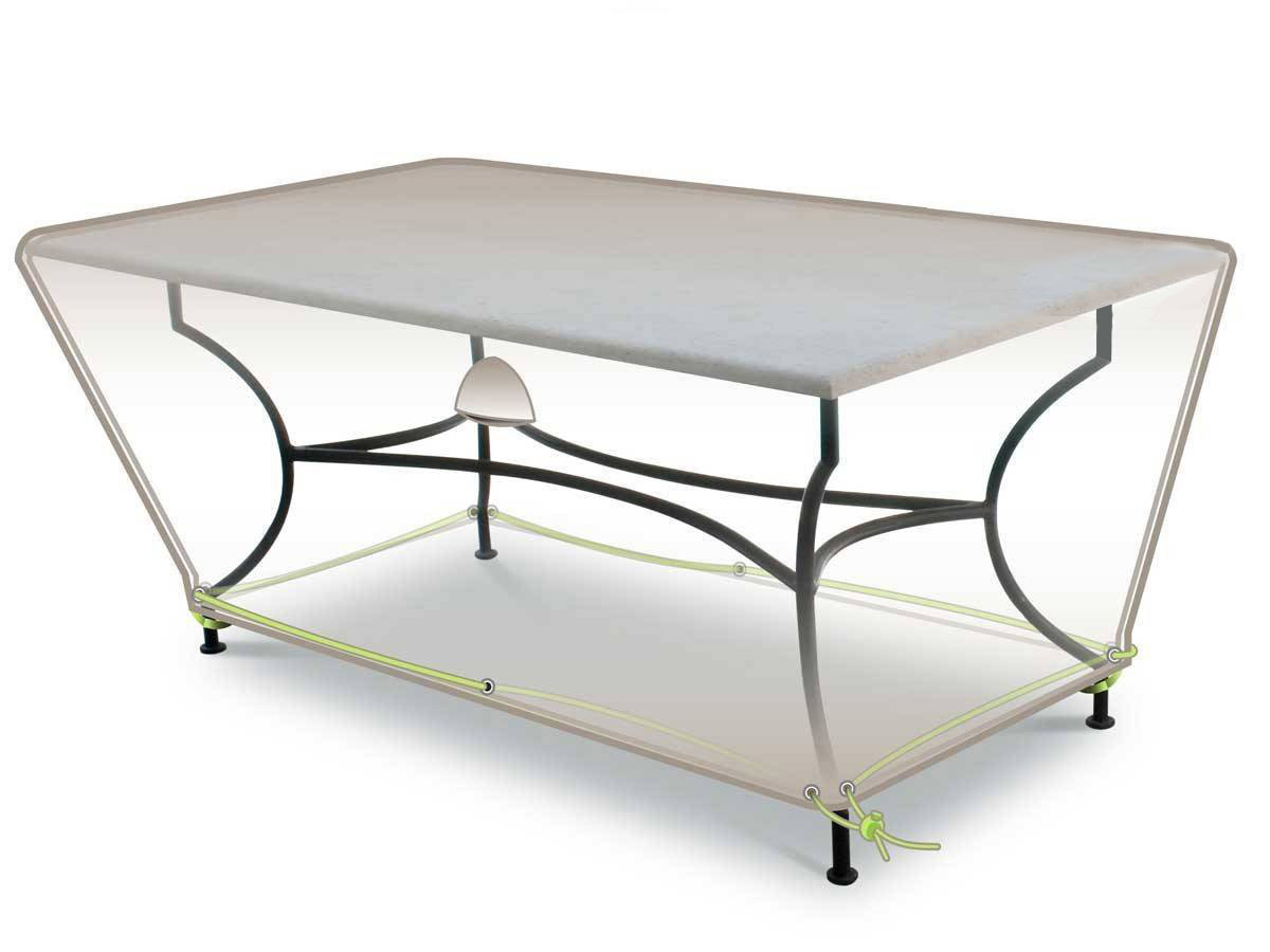Housse de protection pour table rectangulaire 260 x 100 x 50 cm LUXE